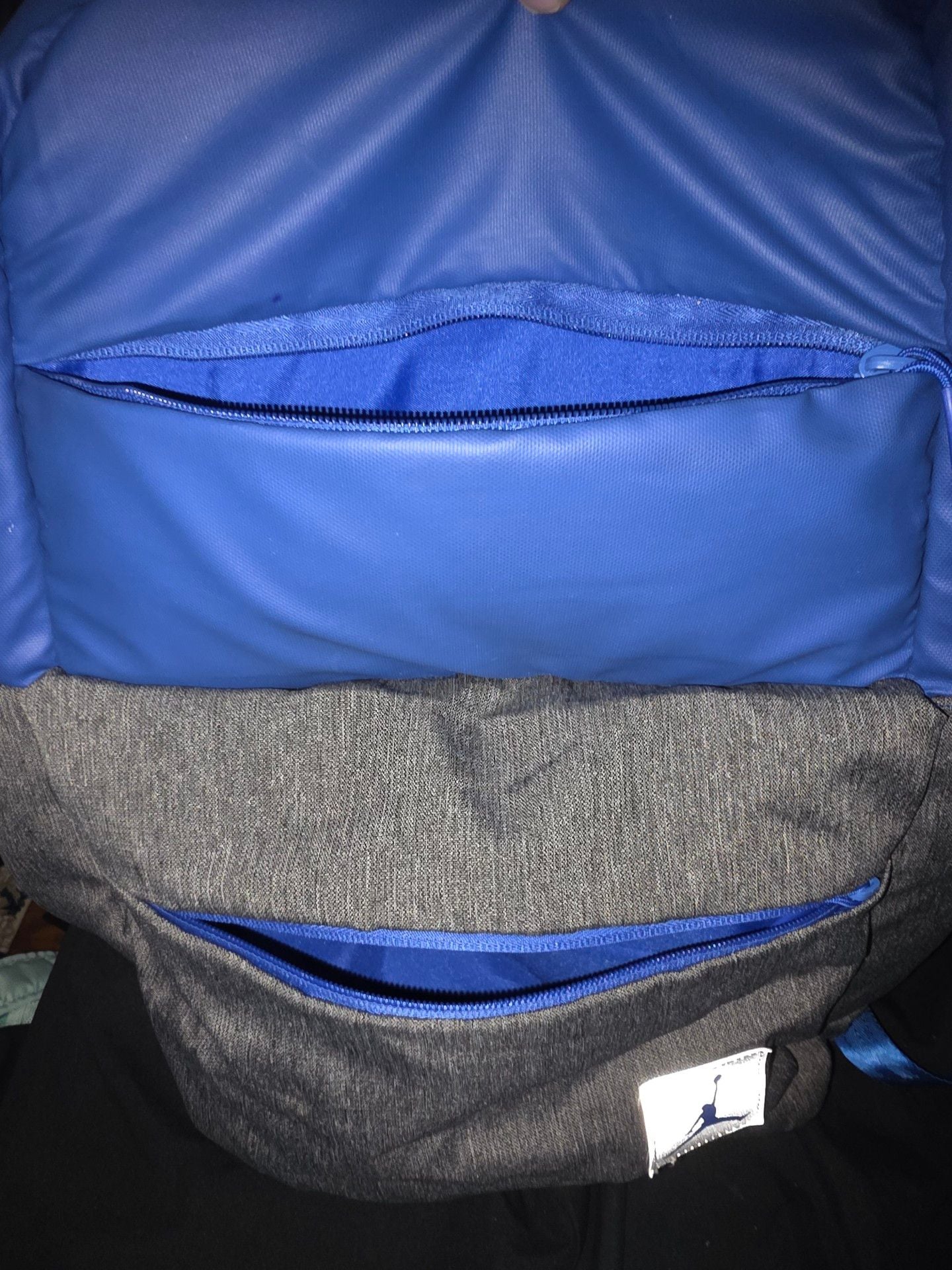 Jordan Blue Polyester Backpack Hyper Royal, 3