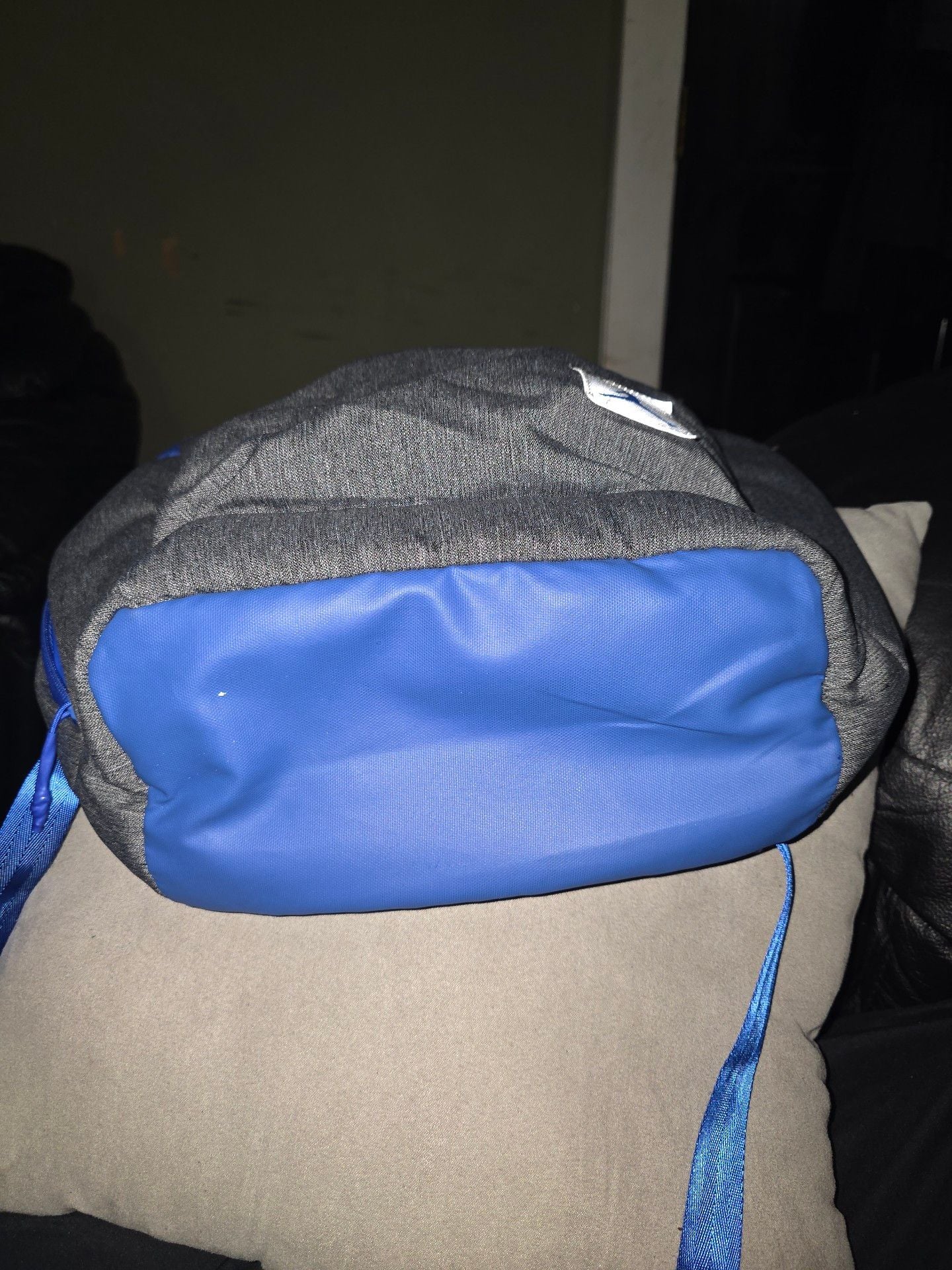 Jordan Blue Polyester Backpack Hyper Royal, 7
