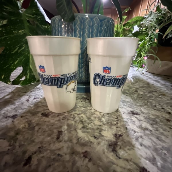 San Diego Chargers 2007 AFC West Division Champions Cups