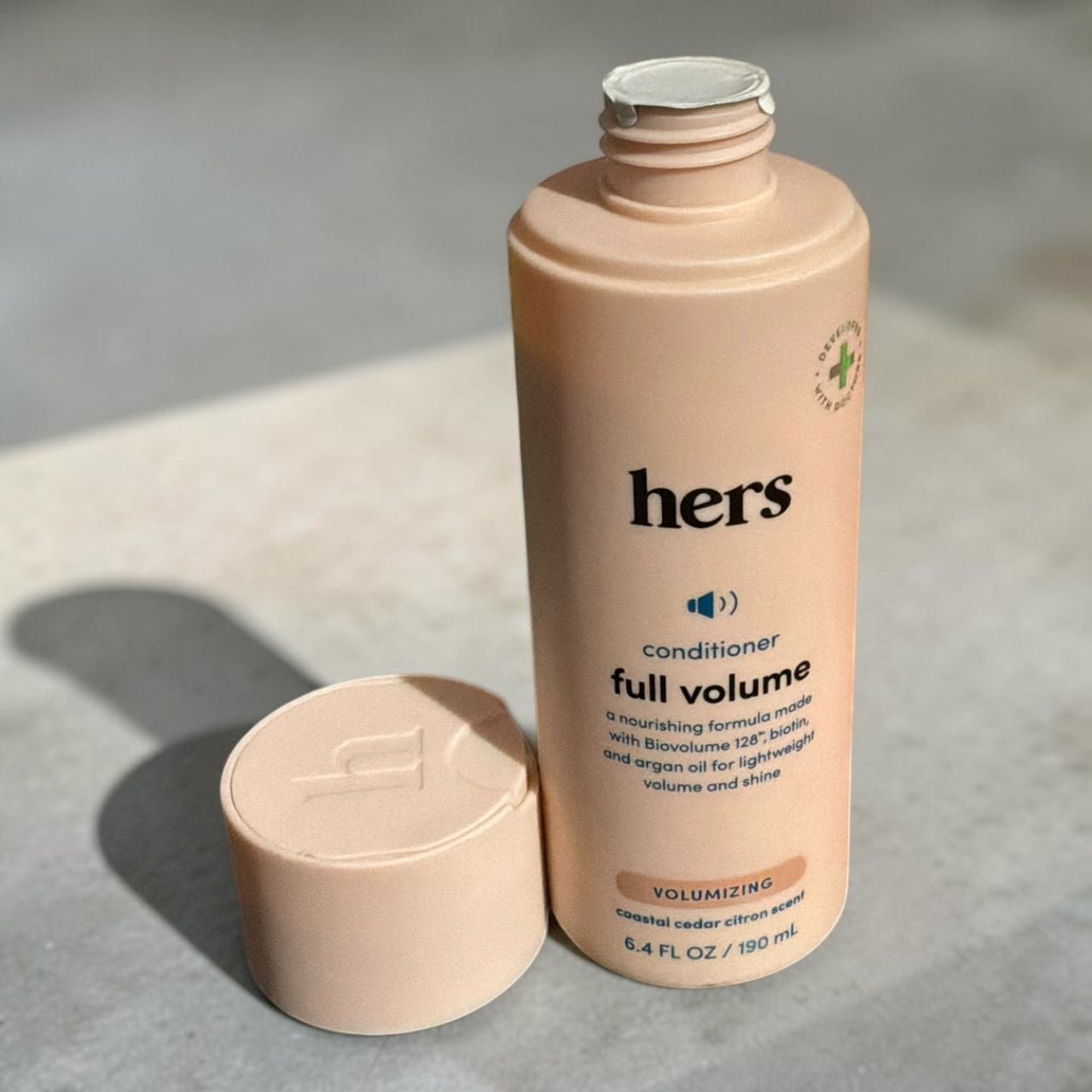 Hers Full Volume Conditioner 6.4 Fl Oz Coastal Cedar Citron Scent New 2