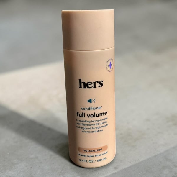 Hers Full Volume Conditioner 6.4 Fl Oz Coastal Cedar Citron Scent New