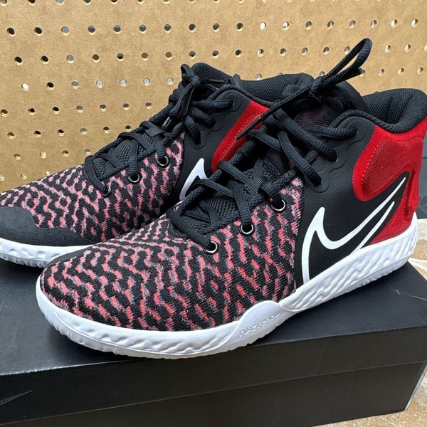 Nike KD Trey 5 VIII Bred Basketball Shoes Black Red White