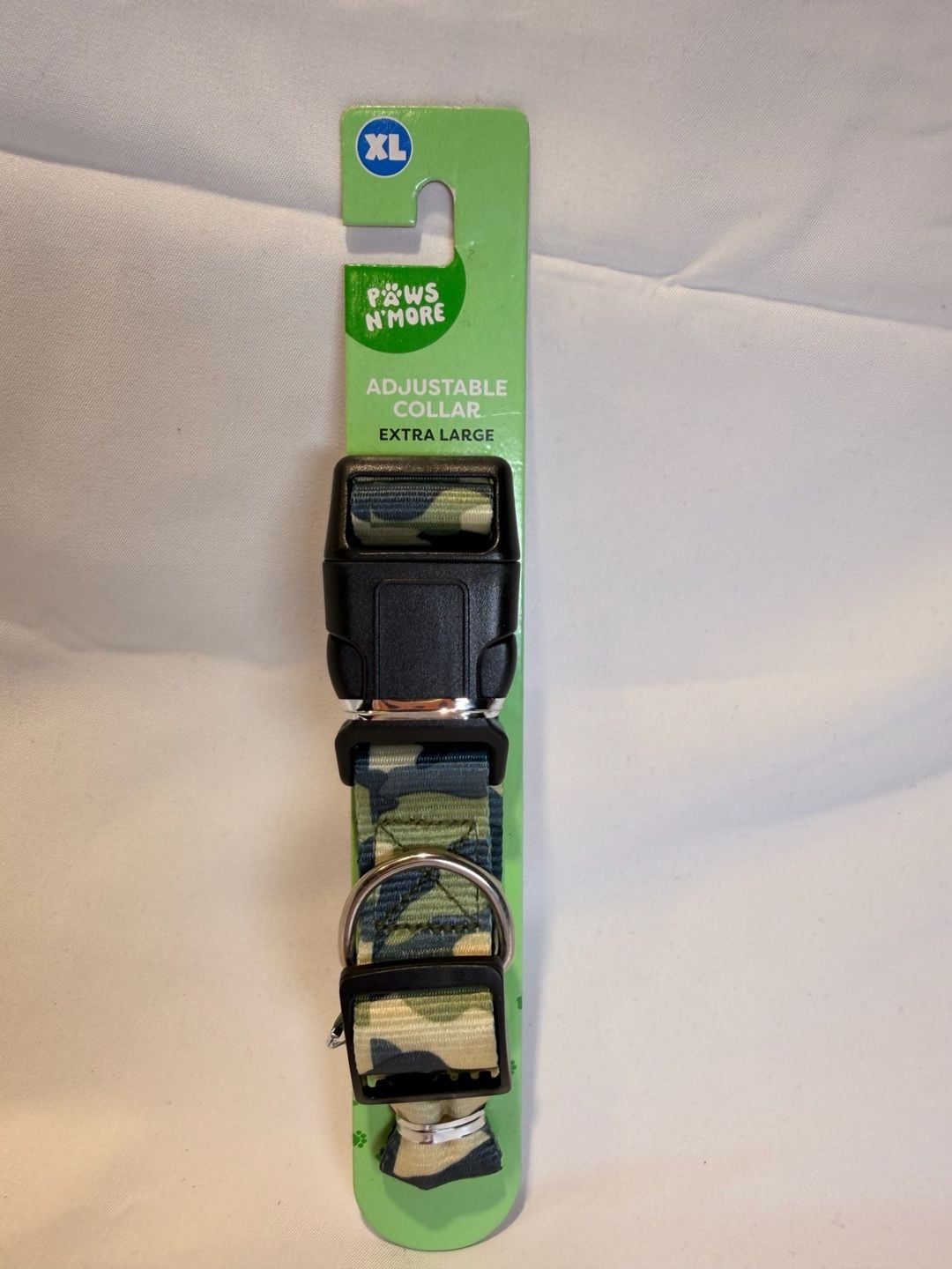 Paws N' More Adjustable Dog Collar Size Extra Large 18-26 In Camo 1