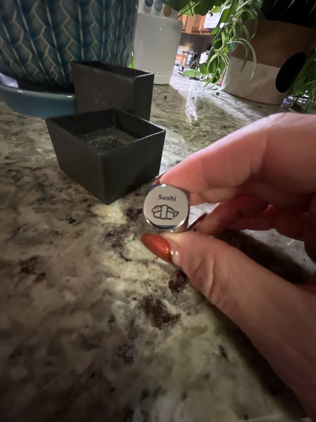 Food Decision Dice Stainless Steel Food Choice Die 5