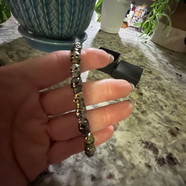 Vintage Skull Adjustable Bracelet Gothic Jewelry