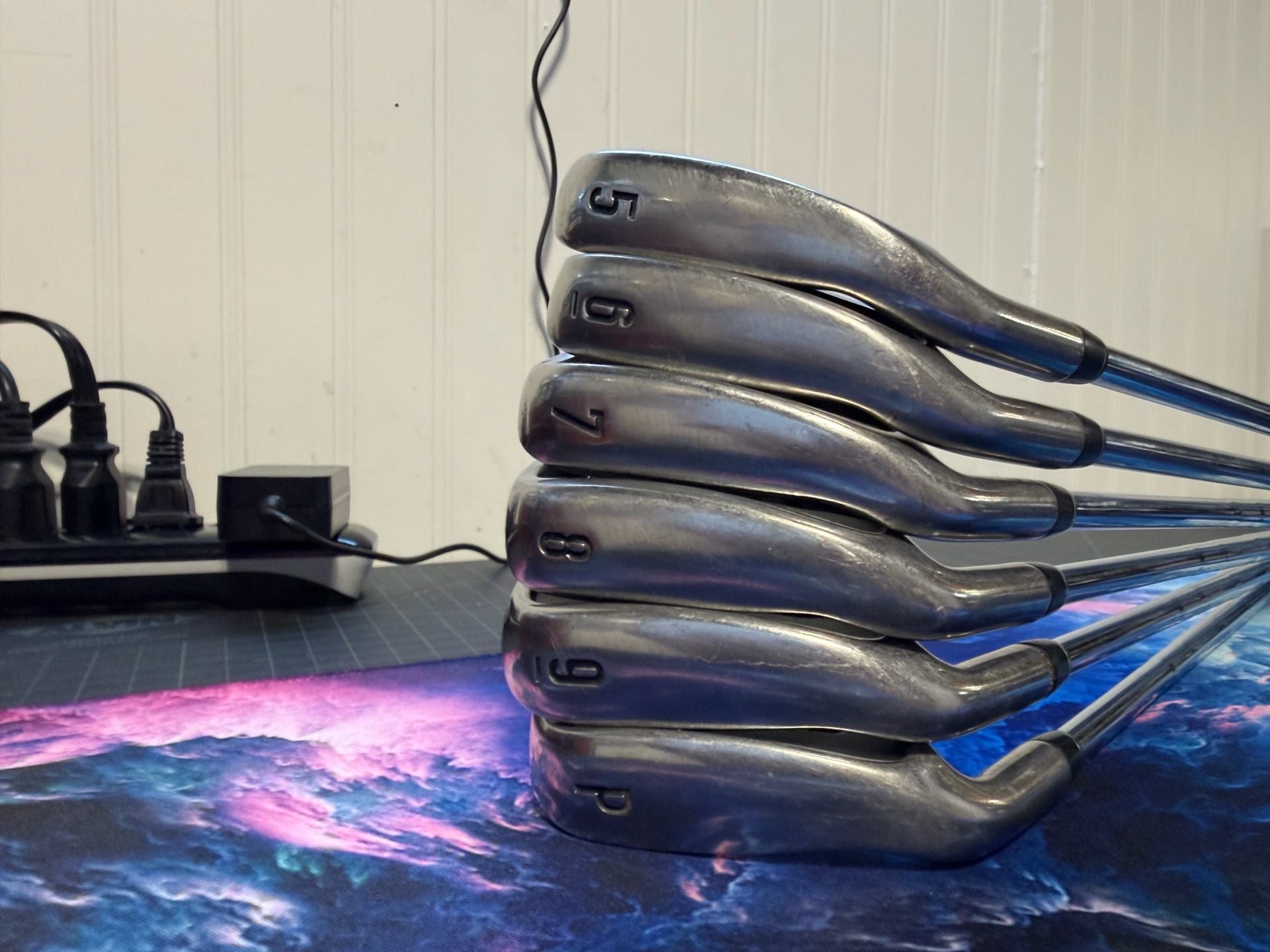 Left handed Callaway X2 Hot Iron Set 5-PW Steel S-Flex Speed Step 85 3