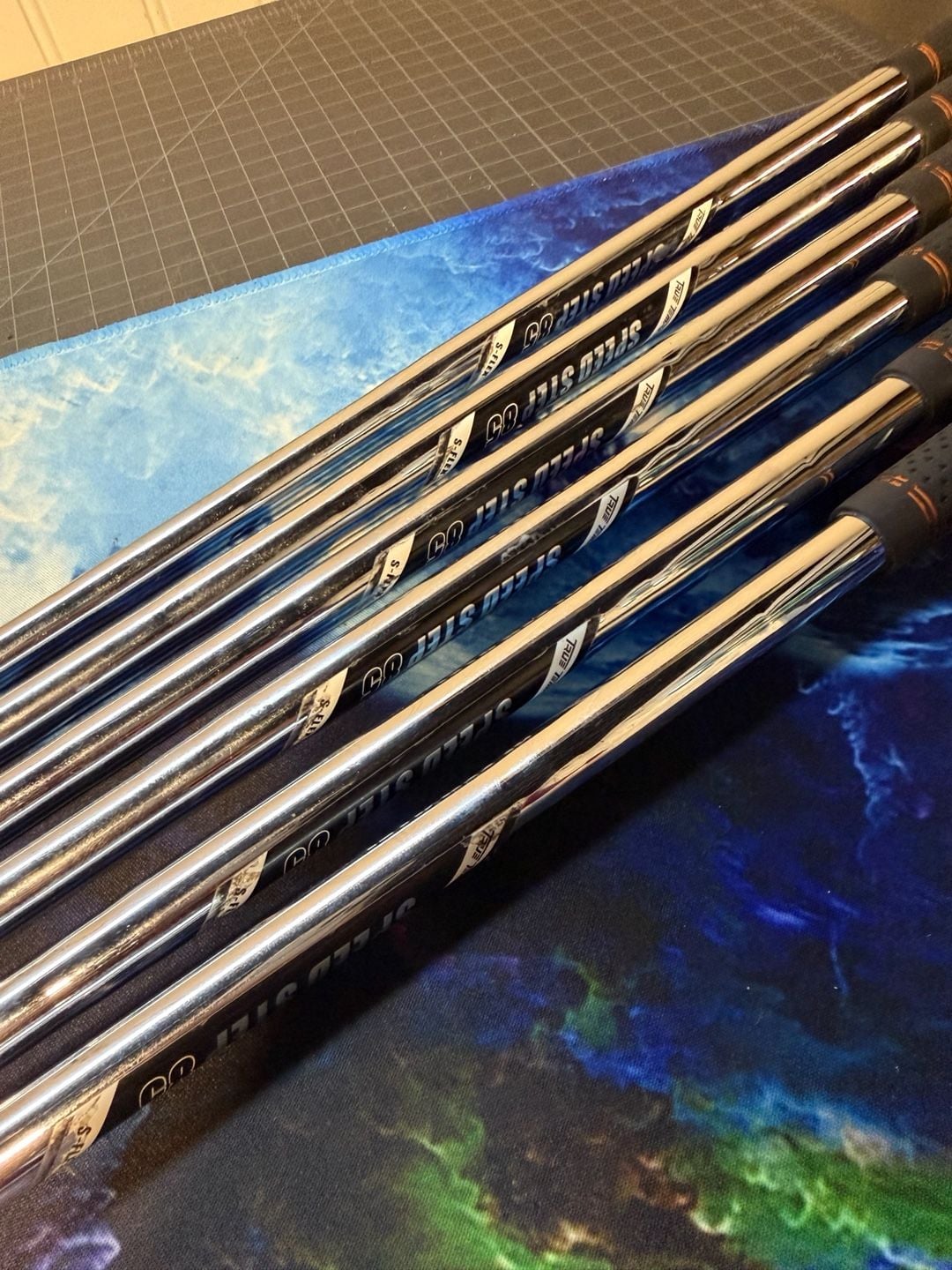 Left handed Callaway X2 Hot Iron Set 5-PW Steel S-Flex Speed Step 85 7