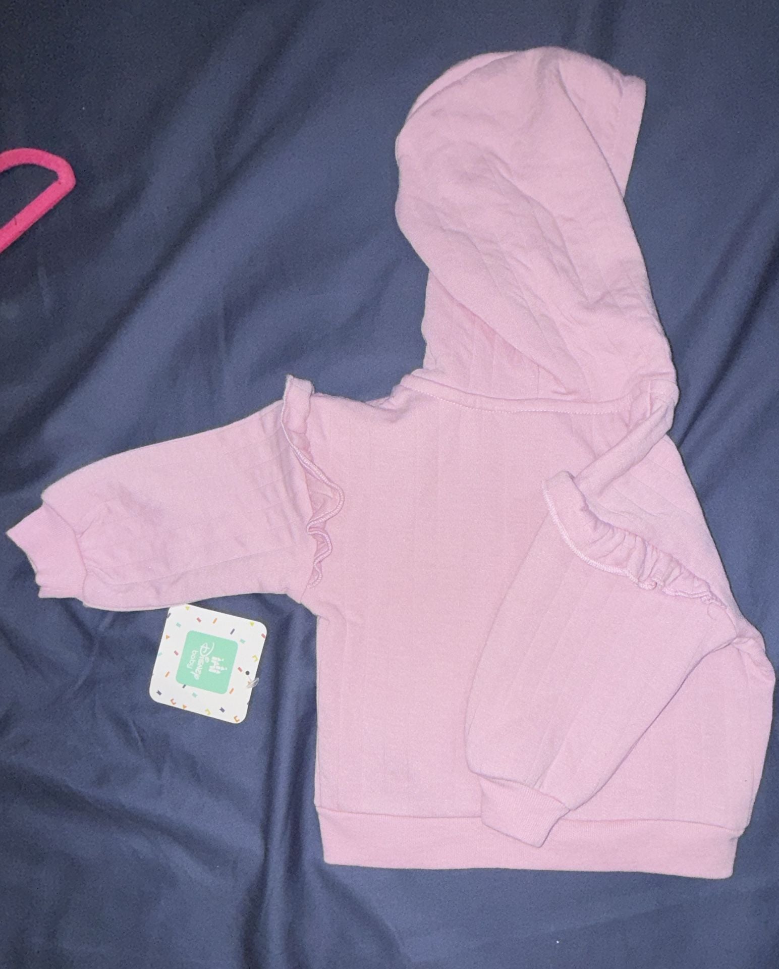 Disney Baby 101 Dalmatians Zip-Up Hoodie Size 3/6M Pink 5