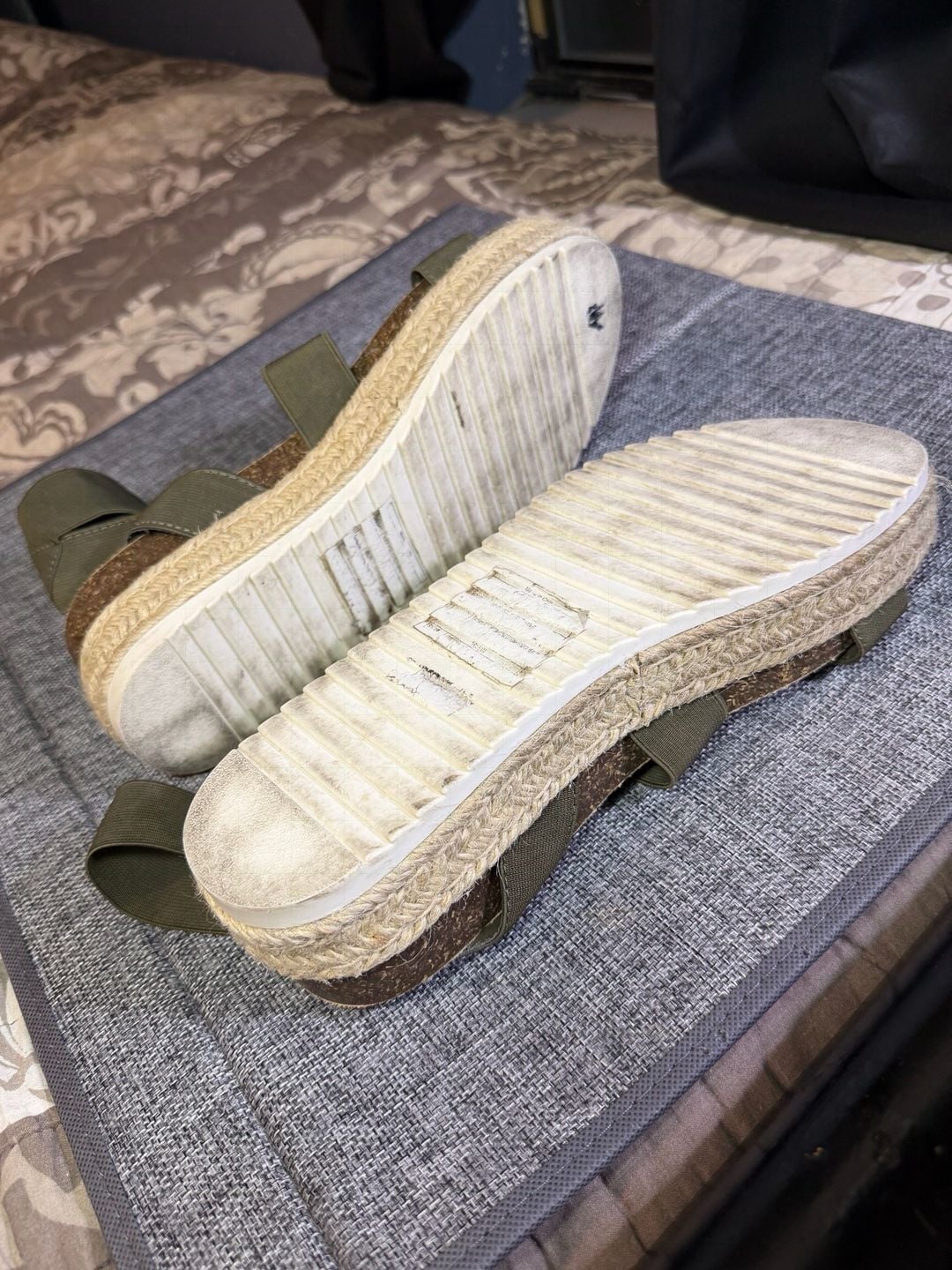 Torrid Elastic Strap Espadrille Flatform Sandals 8