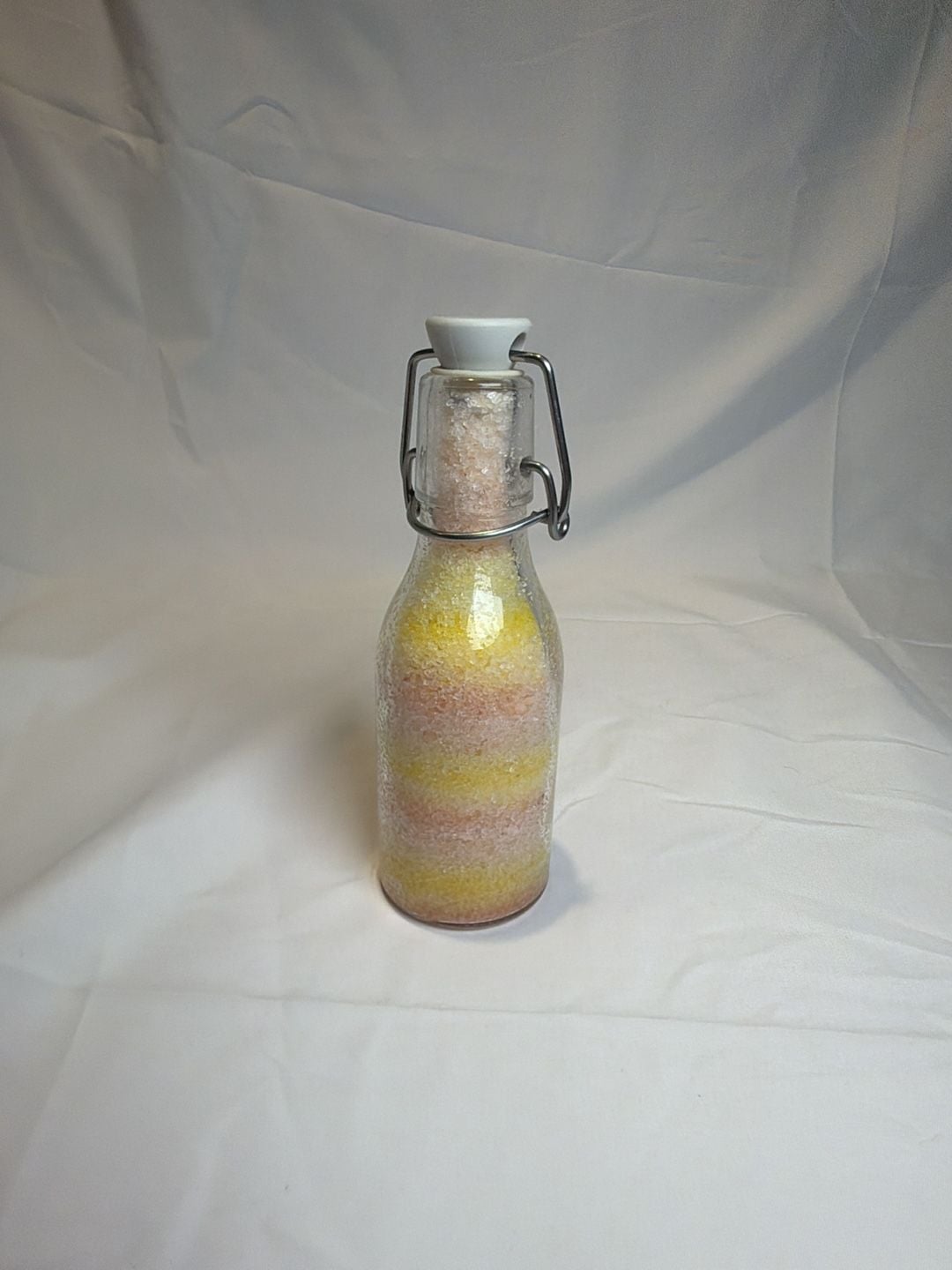 Generic Swing Top Glass Bottle With Colored Sand 1