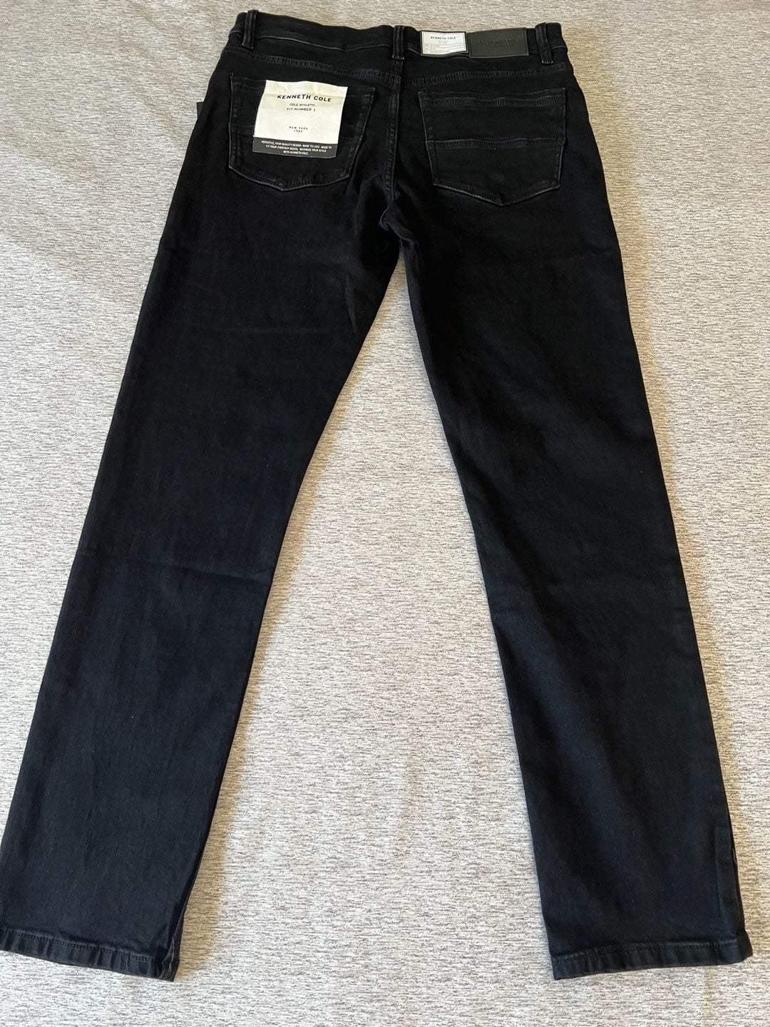 Kenneth Cole Athletic Fit Jeans Size 32x32 Black Denim 5