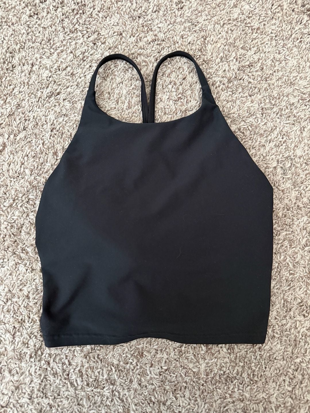 Old Navy Active Powersoft Sports Bra Size M Black High Neck 2