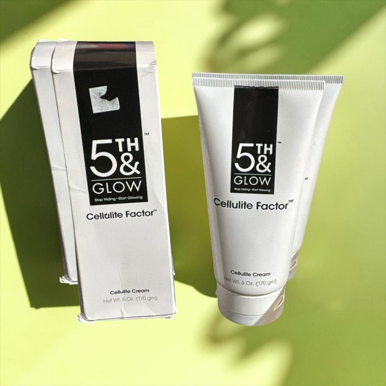 5th & Glow Cellulite Factor Cellulite Cream Size 6 Oz New 1