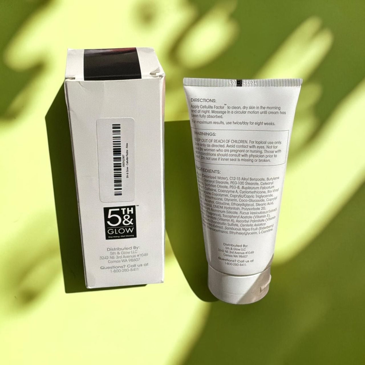 5th & Glow Cellulite Factor Cellulite Cream Size 6 Oz New 3