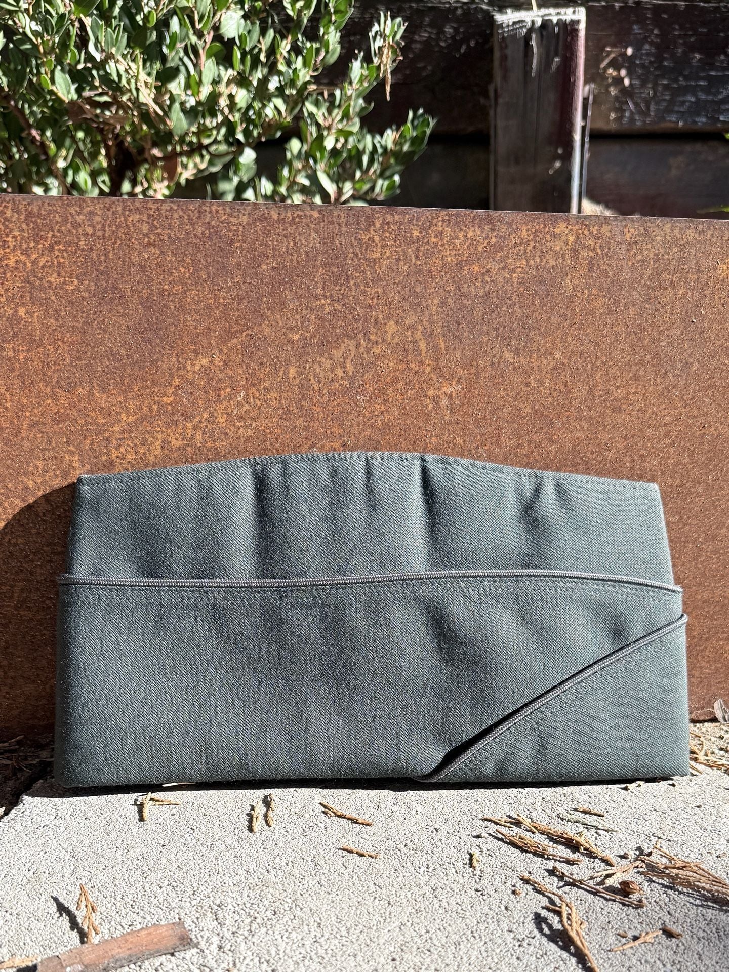 DSCP Garrison Cap Size 6 5/8 Green Military Uniform Hat 2