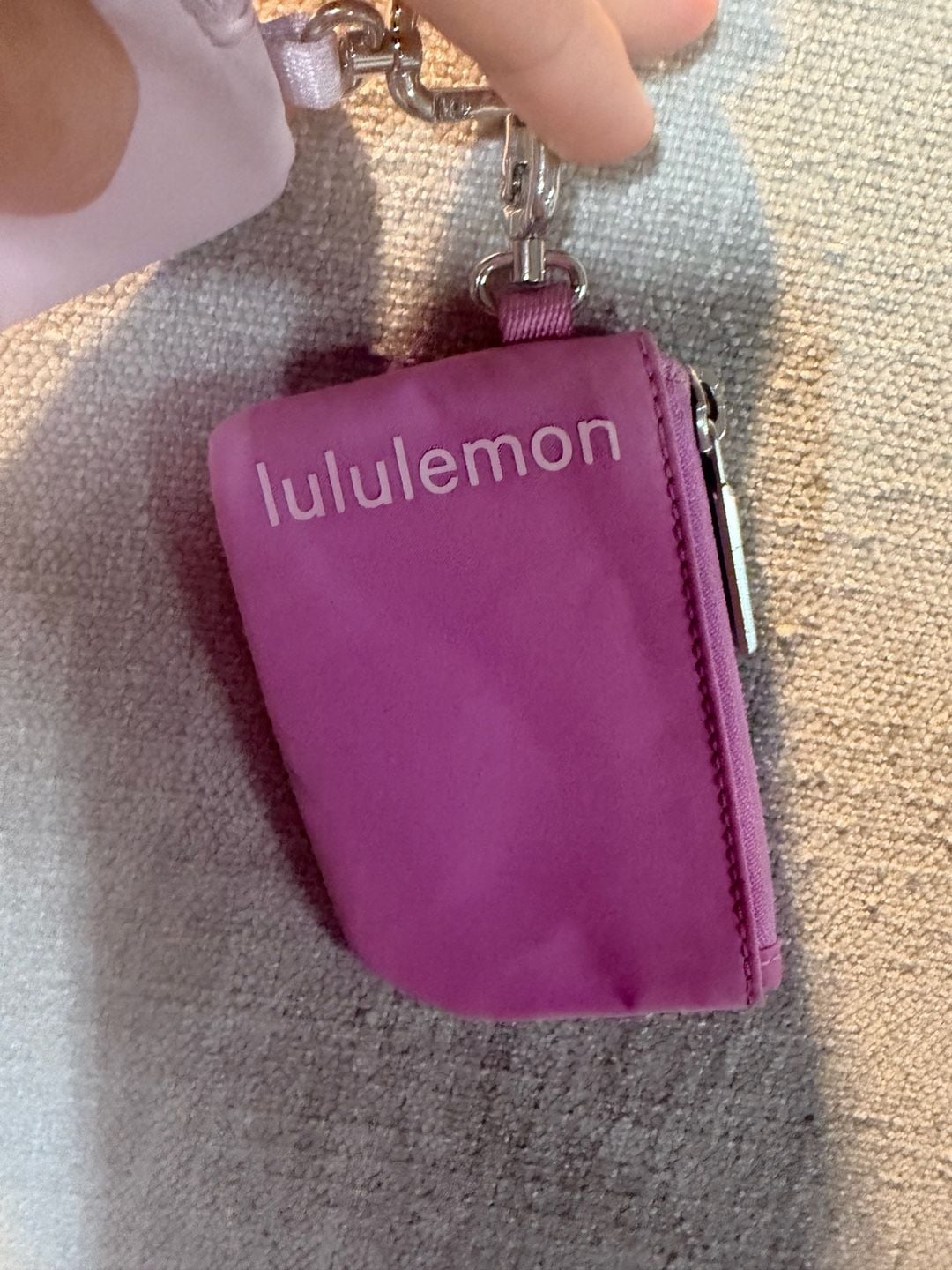 Lululemon Dual Pouch Wristlet Pink 2