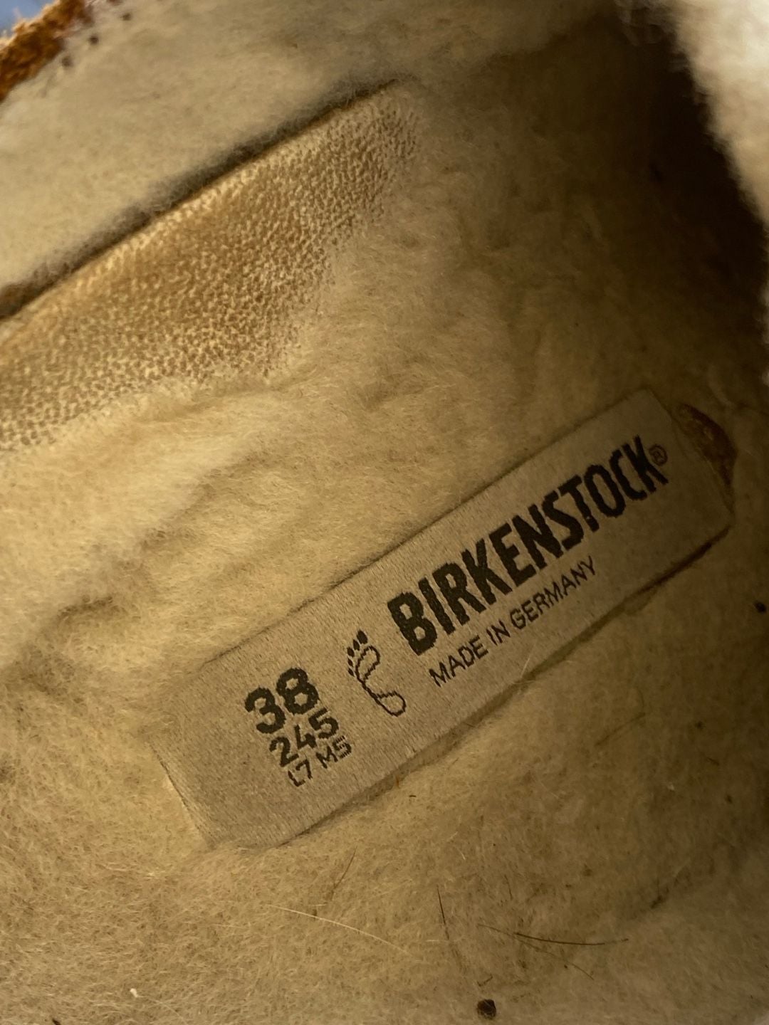 Birkenstock Boston Shearling Clog Mink Suede 8