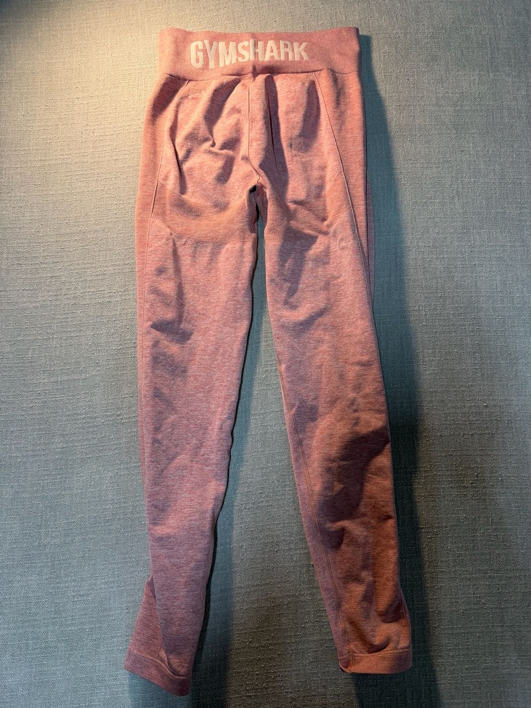 Gymshark Vital Seamless Leggings Size L Pink Marl Athletic 5