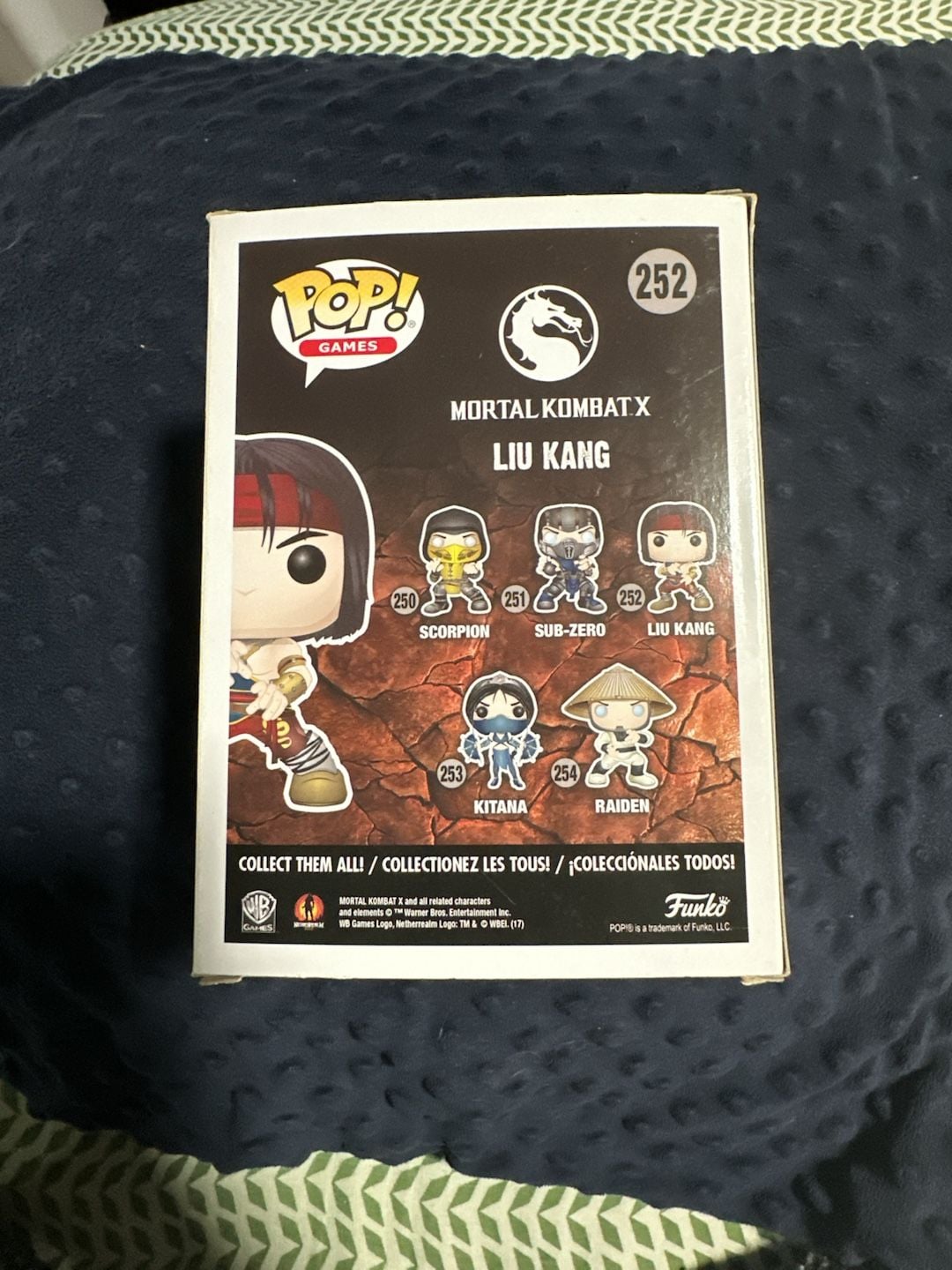 Funko Pop! Games Mortal Kombat X Liu Kang Vinyl Figure 252 3
