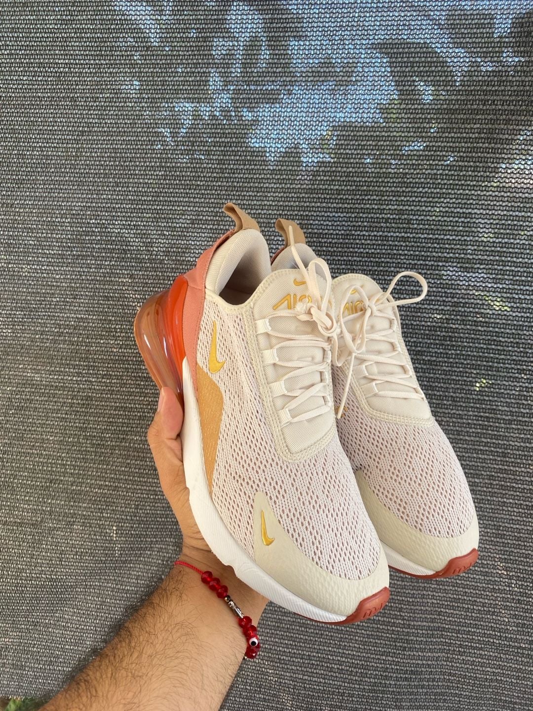 Nike Air Max 270 Cream Terra Blush Gold Sneakers 3
