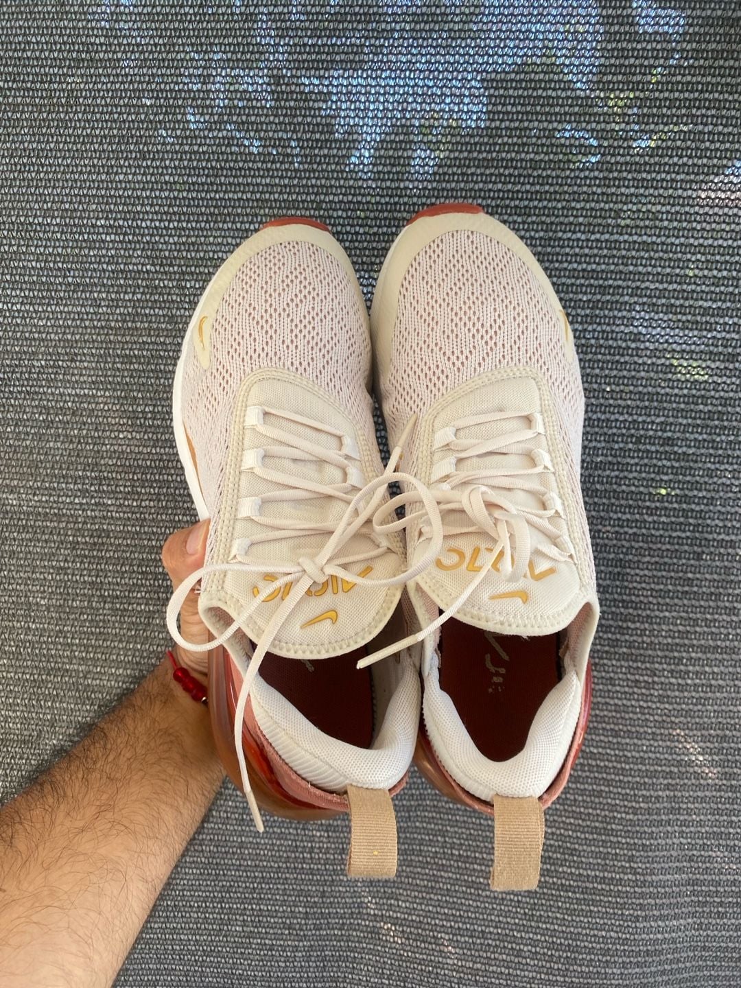 Nike Air Max 270 Cream Terra Blush Gold Sneakers 5