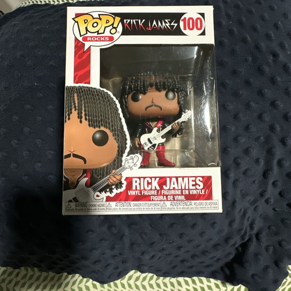 Funko Pop Rocks Rick James Vinyl Figure 100