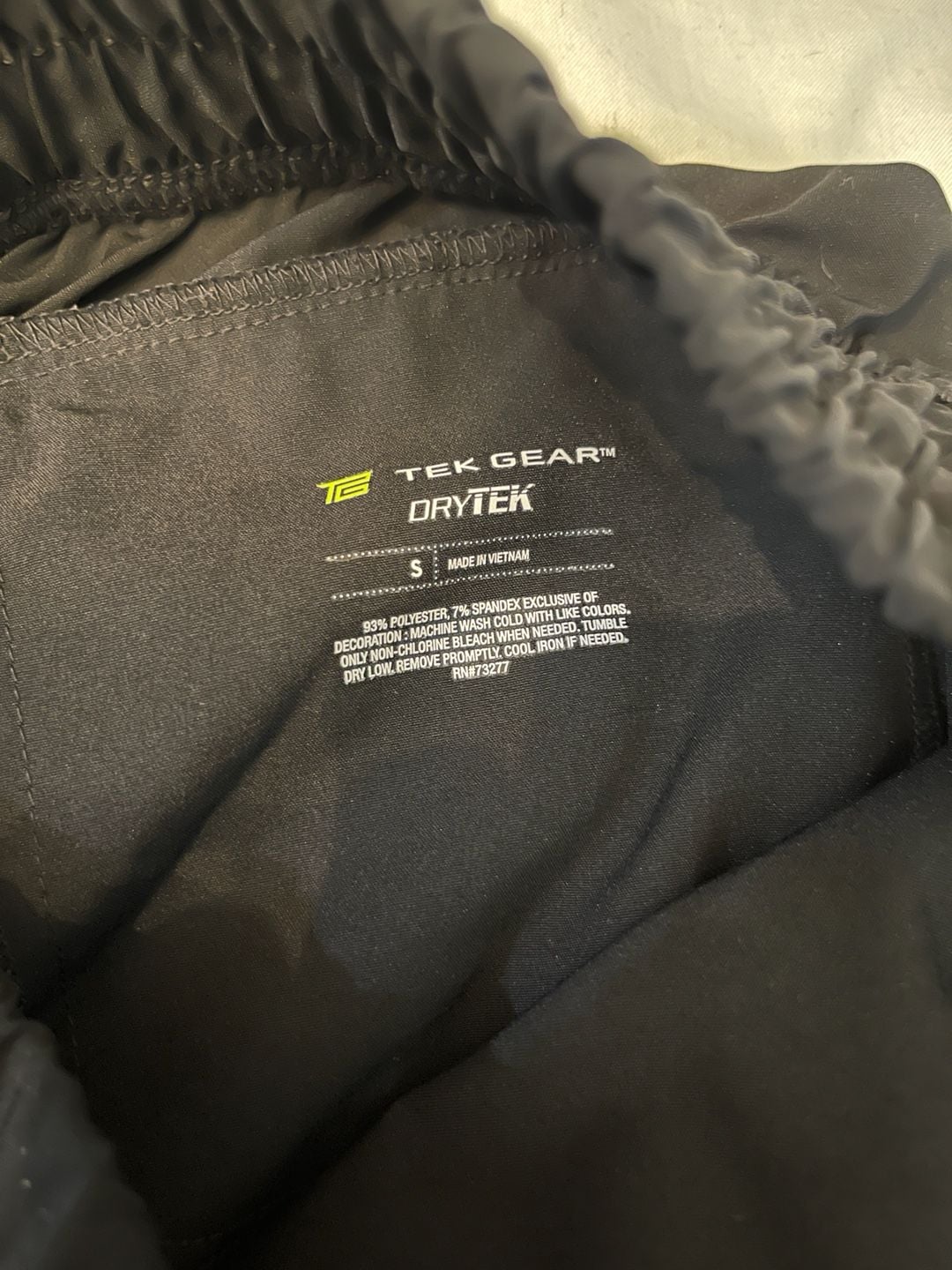 Tek Gear Drytek Joggers Size S Black Athletic Pants 5