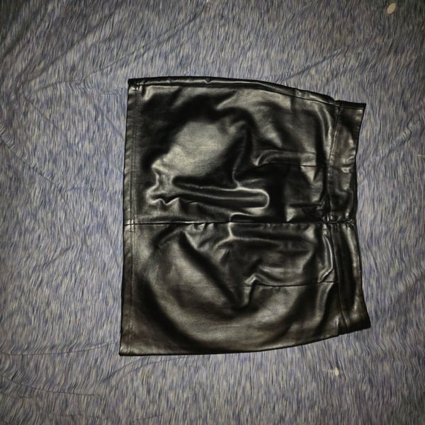 Lulus Faux Leather Mini Skirt Black