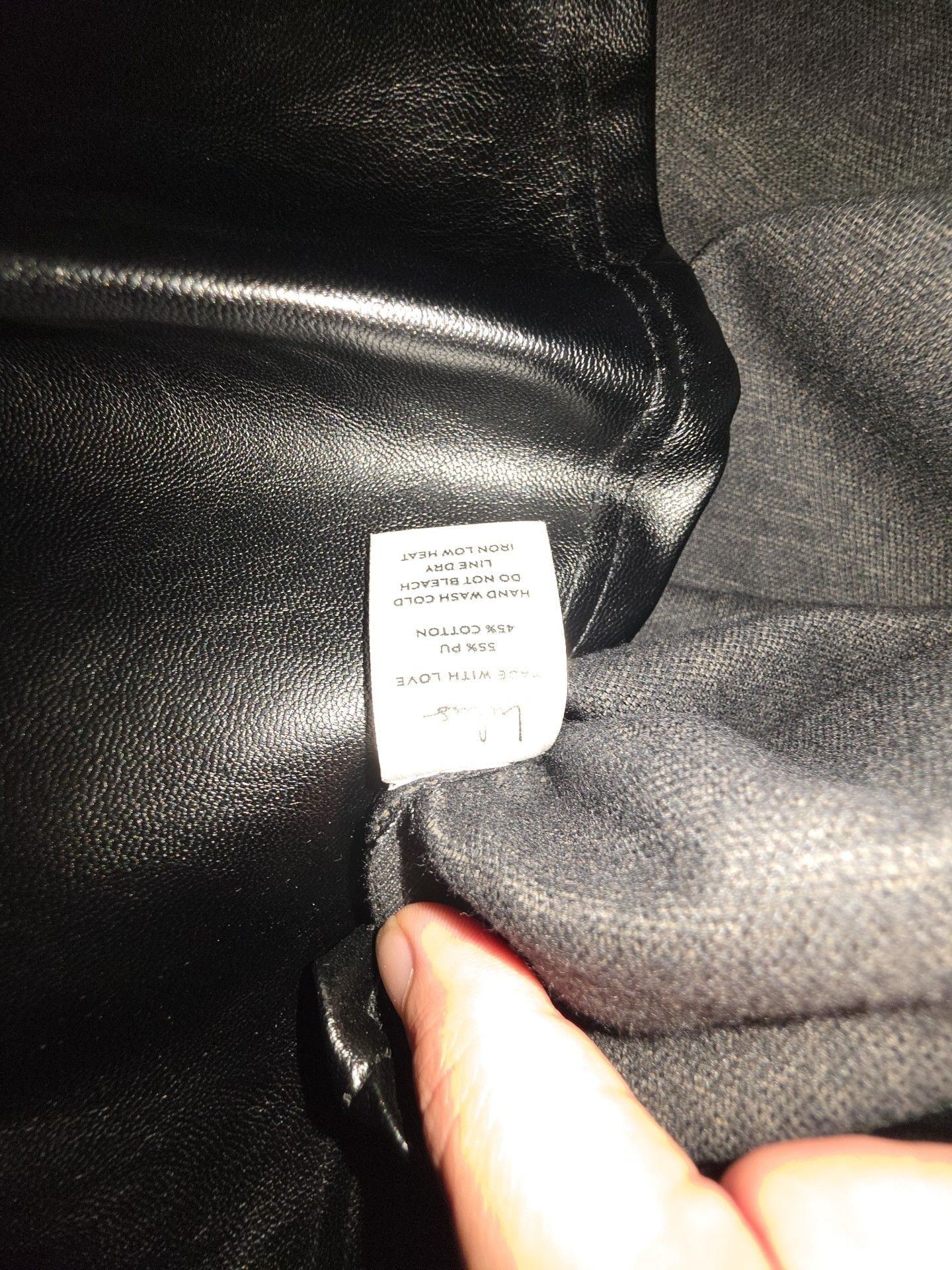 Lulus Faux Leather Mini Skirt Black 3