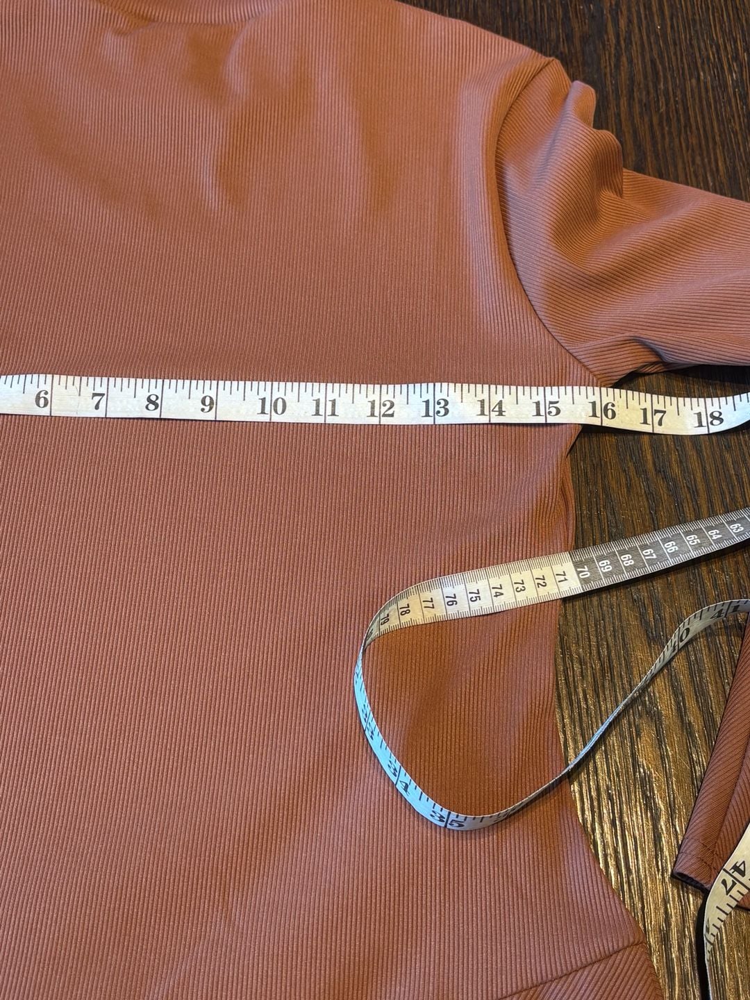 Wenrine Mock Neck Long Sleeve Ruffle Dress Size M Brown 7