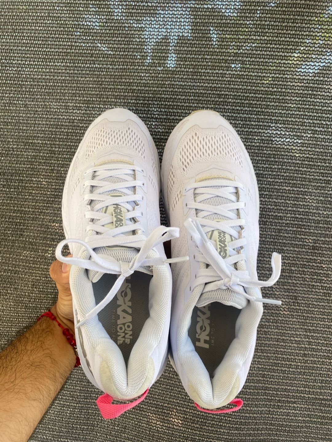 Hoka Clifton 6 White Running Shoes Men’s  7
