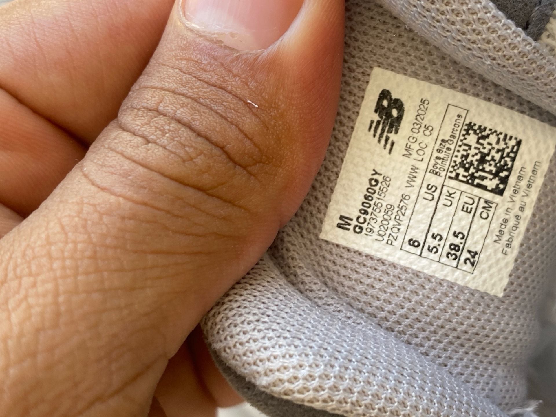 New Balance 9060 Raincloud Castlerock Grey Sneakers 6 9