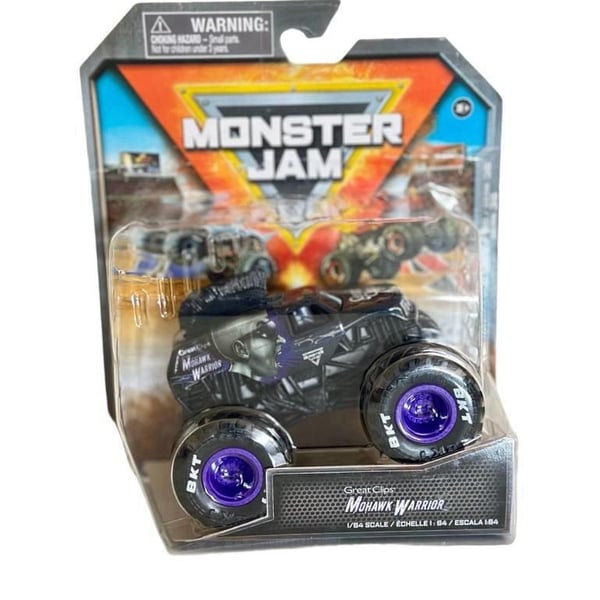 Monster Jam Night Storm Mohawk Warrior 1:64 Die-Cast Monster Truck