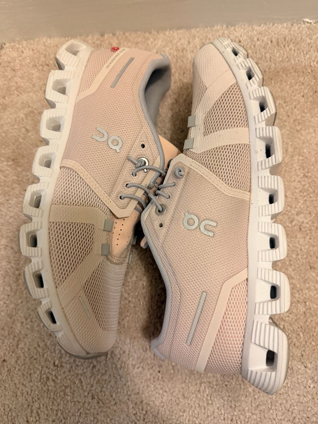 On Cloud 5 Size US W9 Rose Brown Fog Sneakers- Womens 9