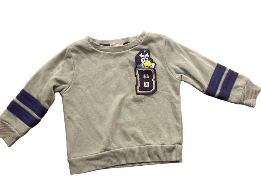 Bluey 2-Piece Sweatshirt & Joggers Set Size 2T Green 3