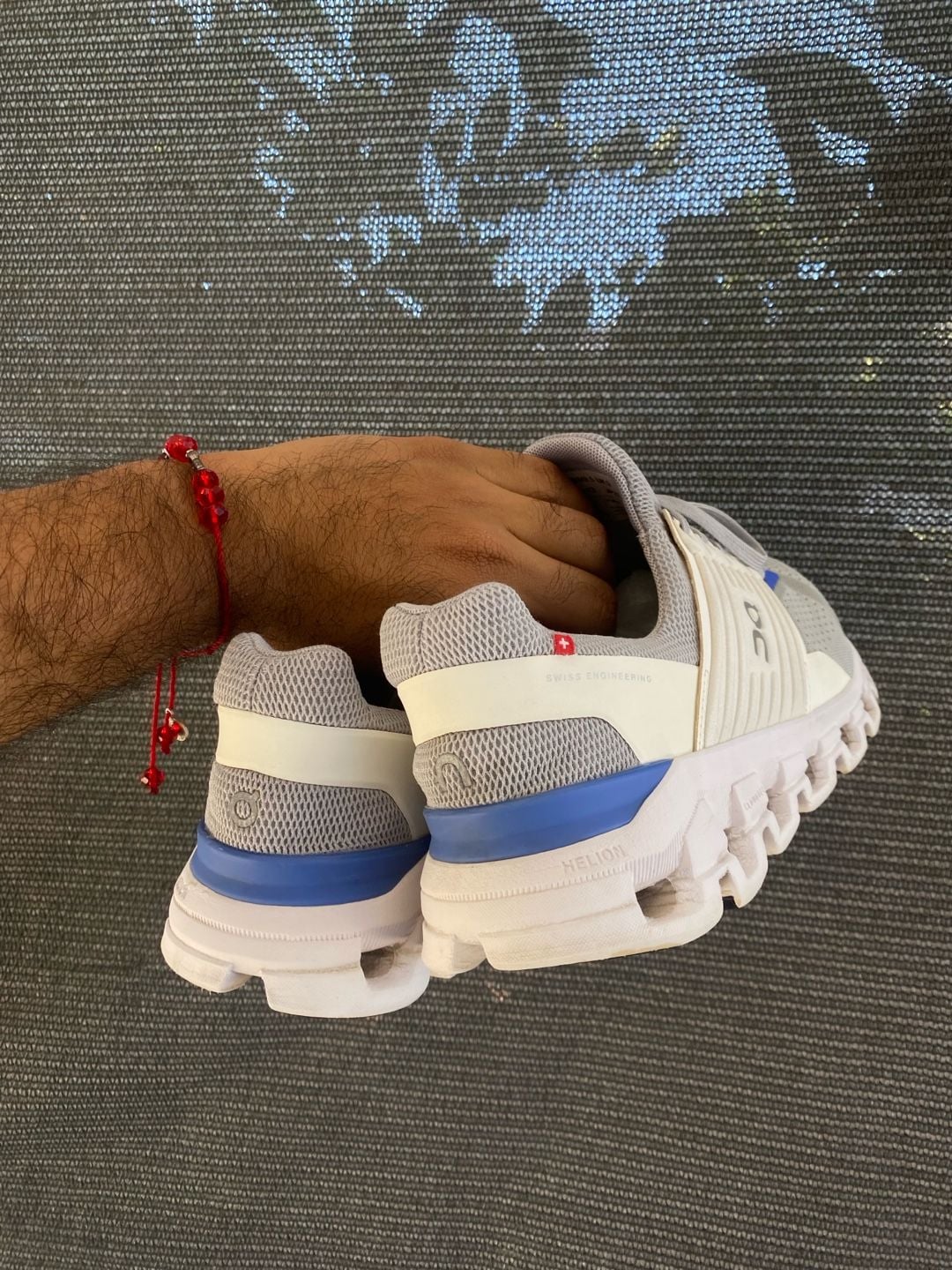 On Cloudswift Running Shoes Glacier White 7