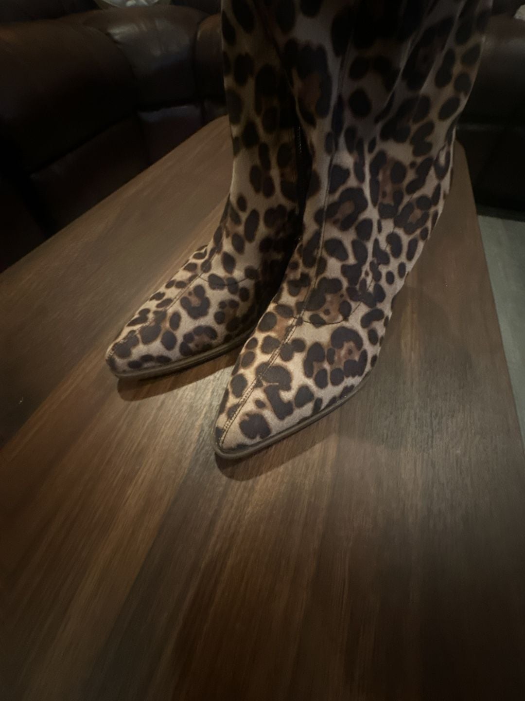 Soul Naturalizer Melodi Boot Size 7.5M Leopard Print Block Heel 2