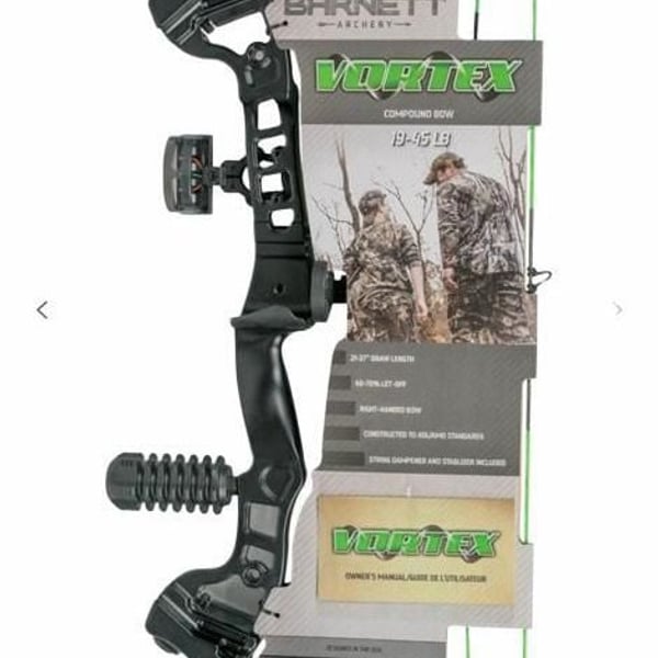 Barnett Vortex Compound Bow 19-45 lb Right-Handed Black
