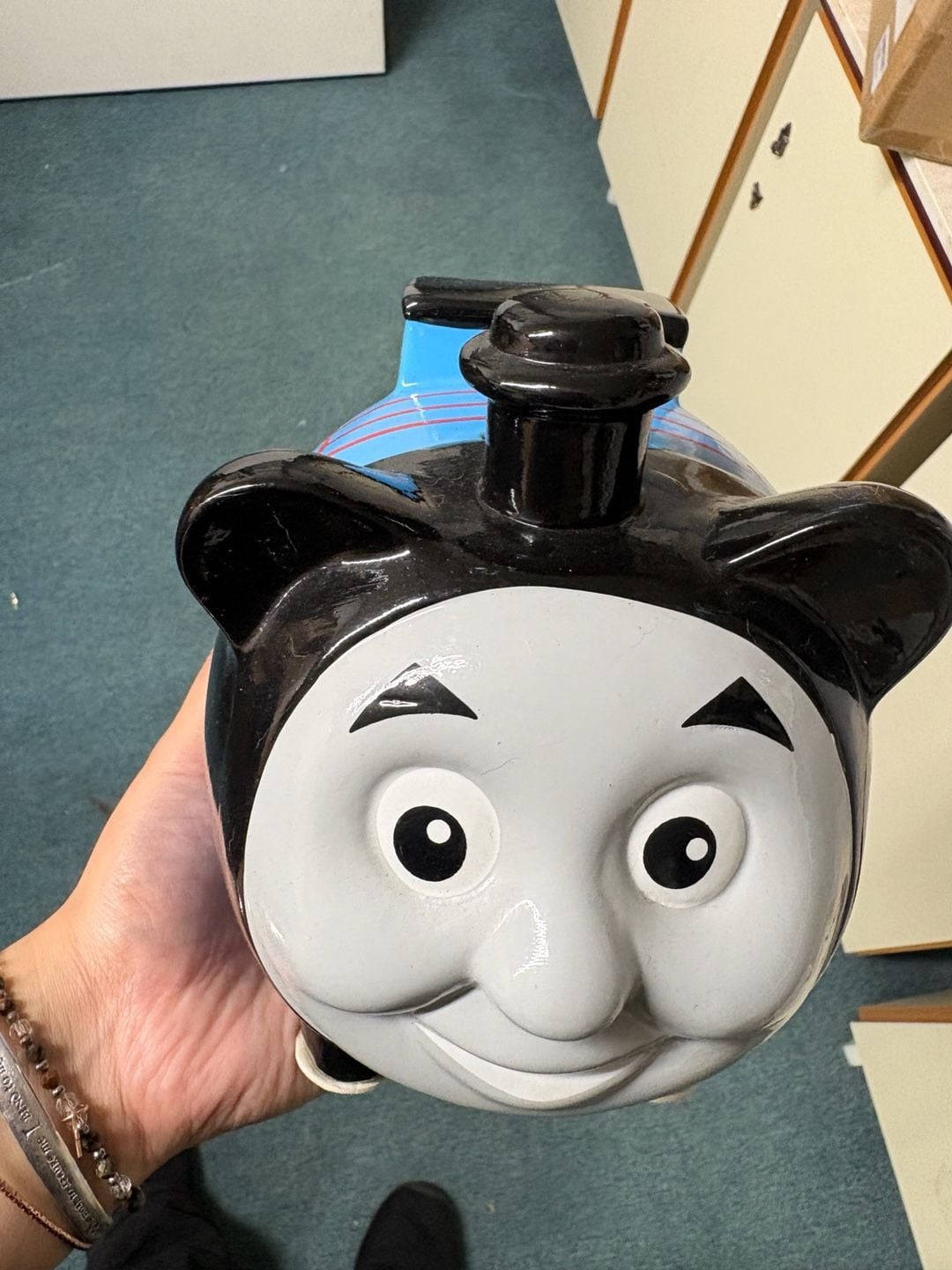 Thomas & Friends Thomas the Tank Engine Ceramic Piggy Bank 1