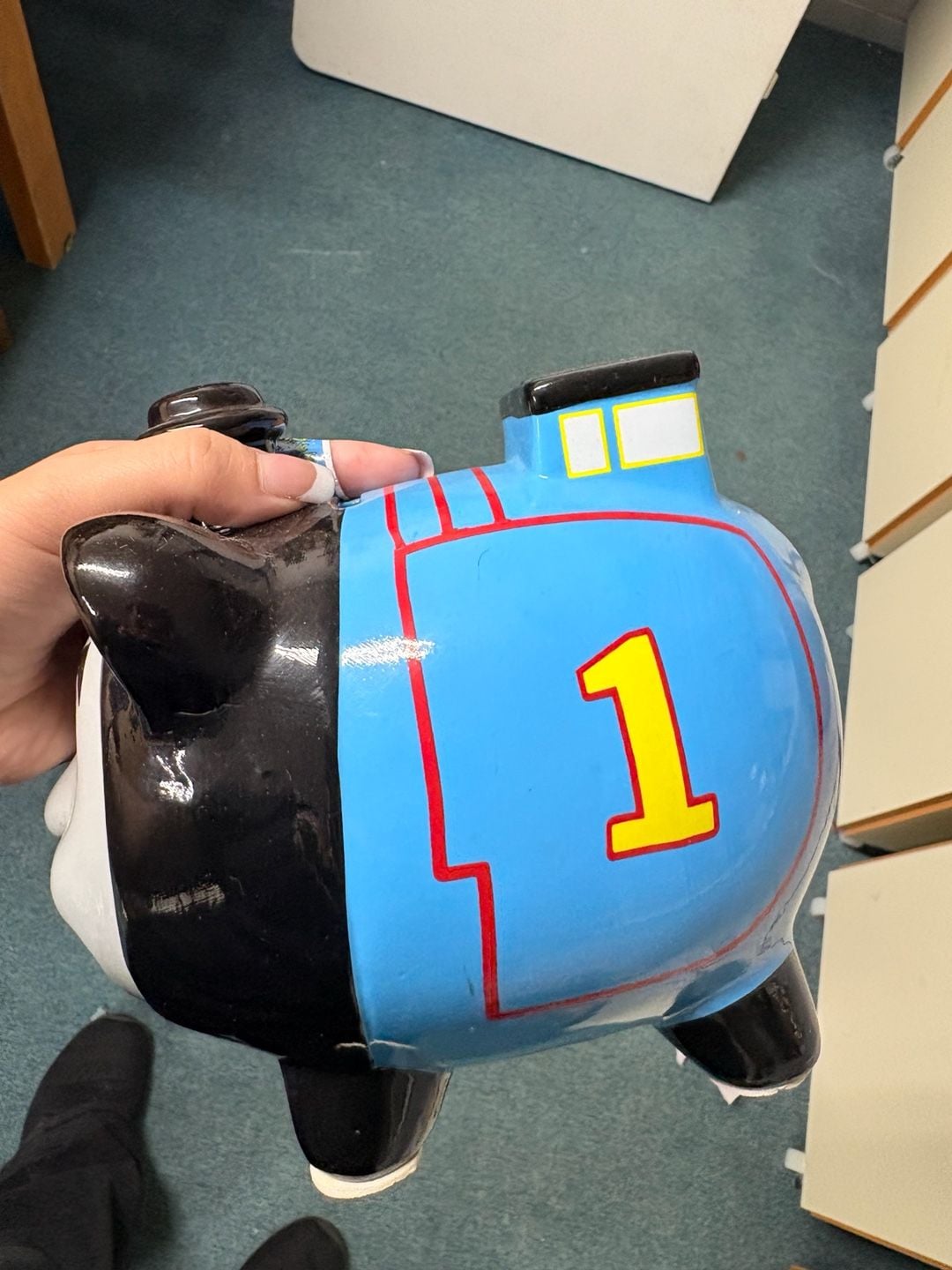 Thomas & Friends Thomas the Tank Engine Ceramic Piggy Bank 2