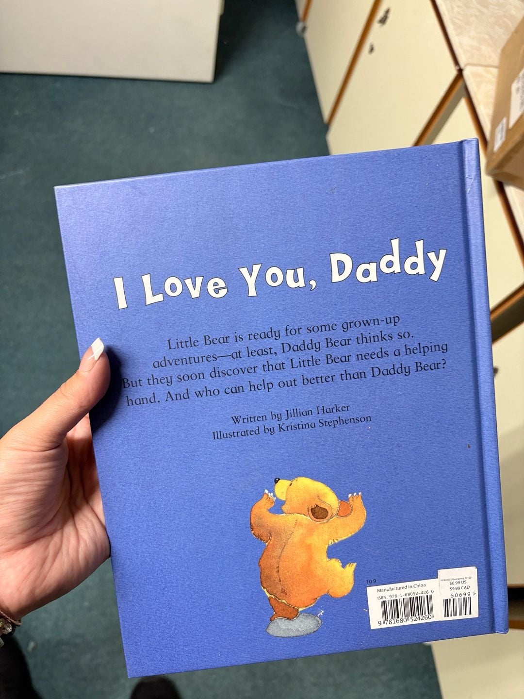 I Love You, Daddy Hardcover Book by Jillian Harker 2