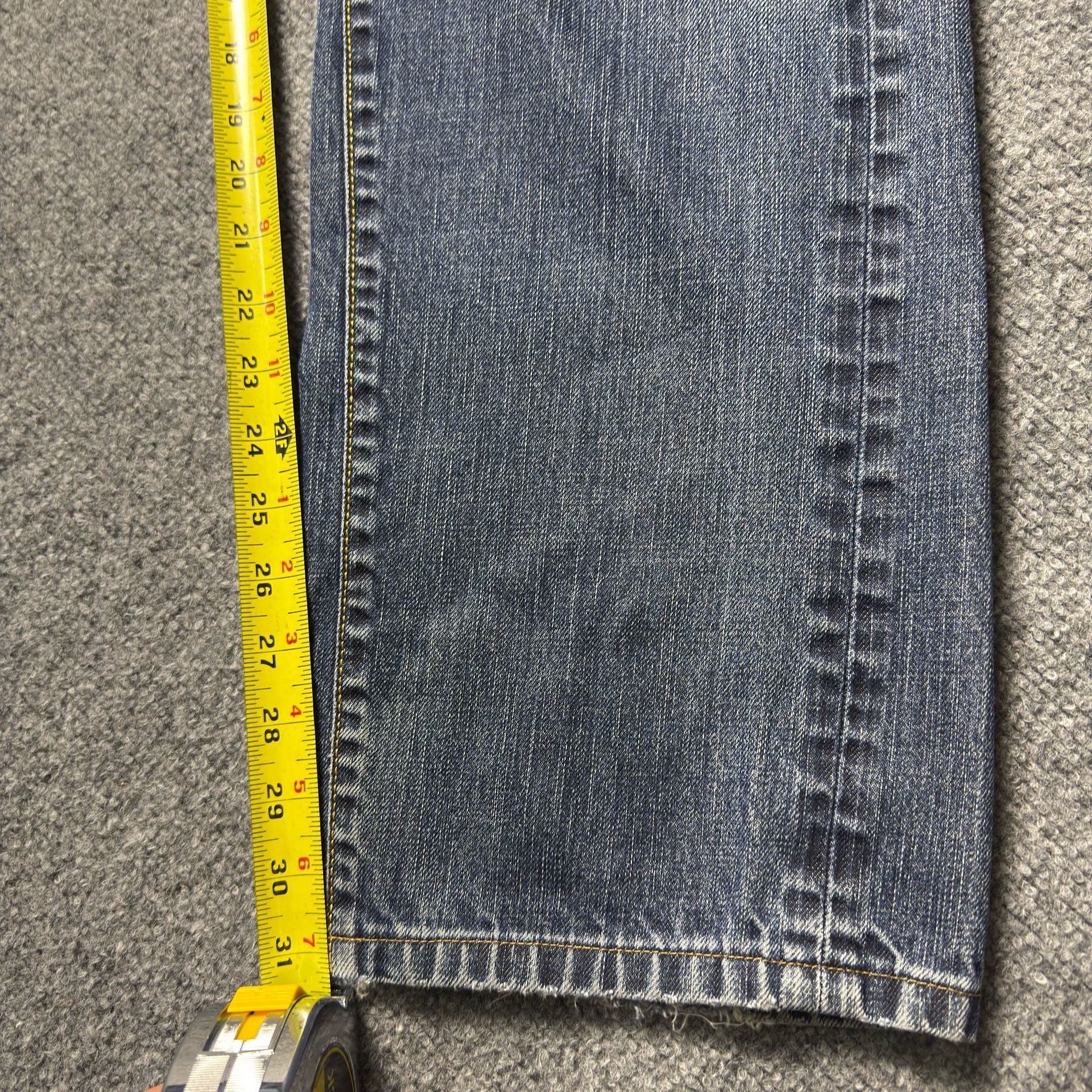 Diesel Kajo Jeans Size W34 L34 Blue Distressed Made in Italy 9