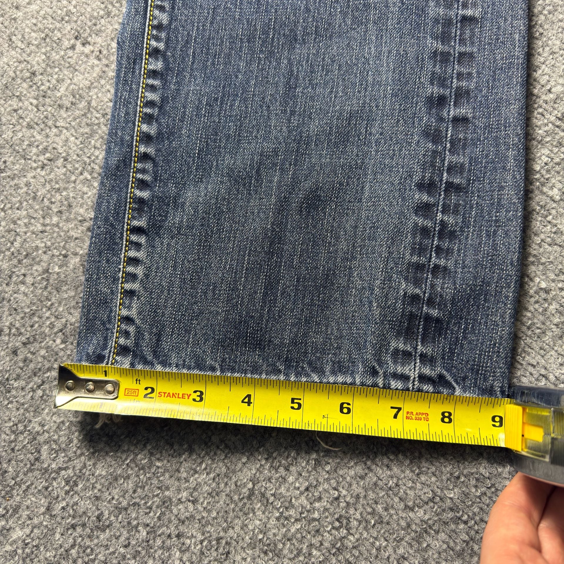 Diesel Kajo Jeans Size W34 L34 Blue Distressed Made in Italy 10