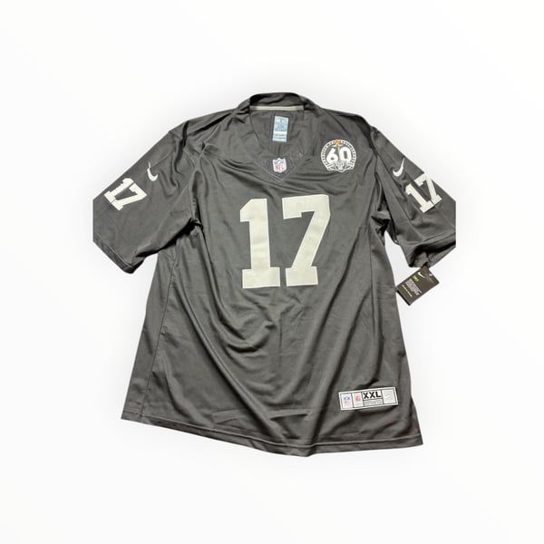 Nike Raiders #17 Jersey Size XXL Black 60th Anniversary