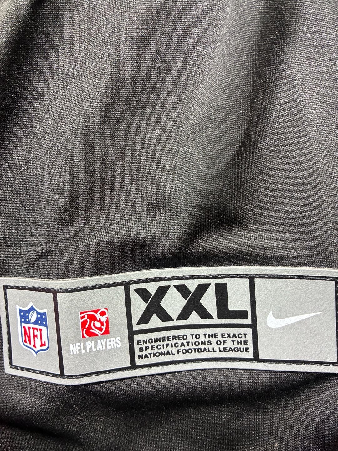 Nike Raiders #17 Jersey Size XXL Black 60th Anniversary 11