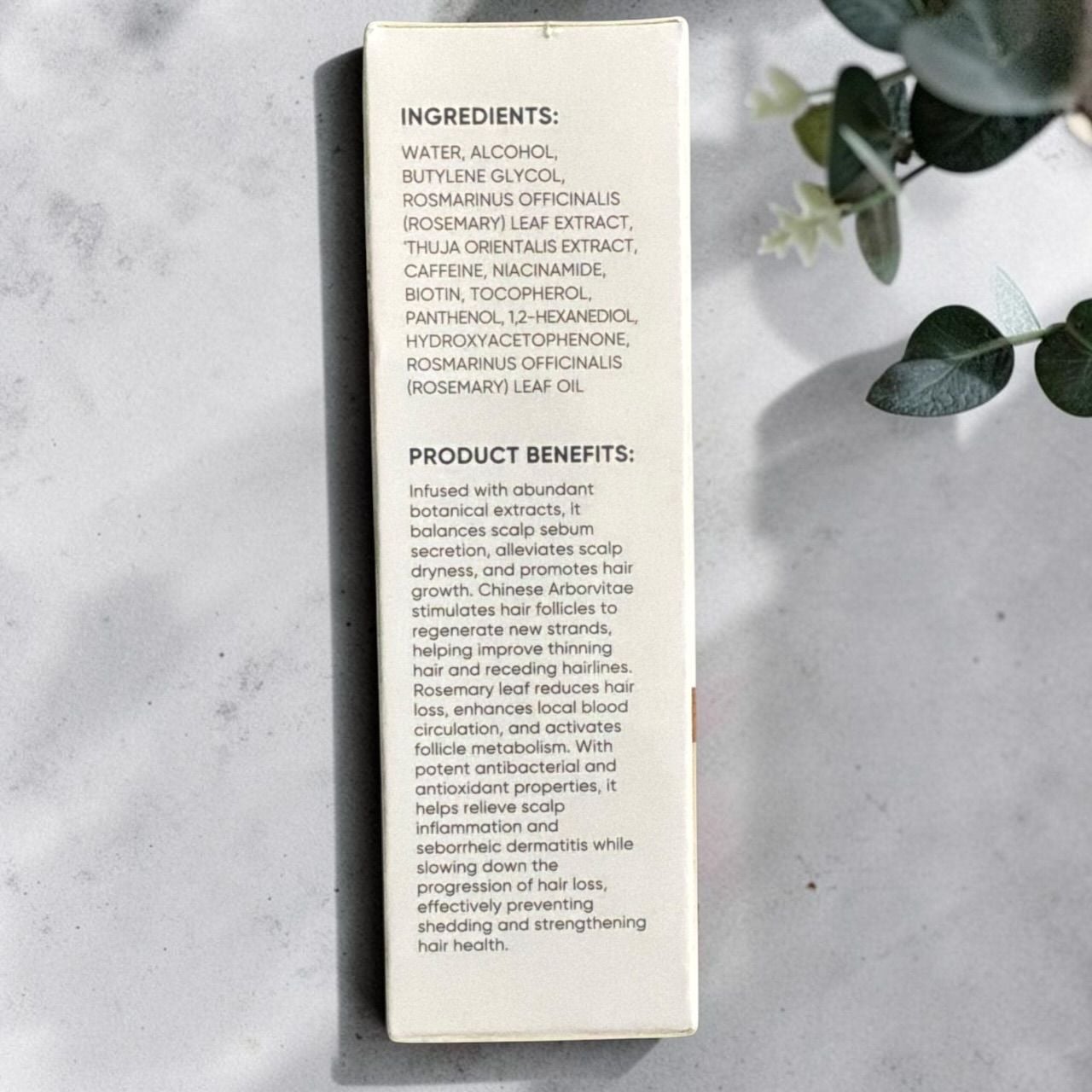Hair Growth Spray 60ML Rosemary Biotin Thuja Orientalis Extract 2