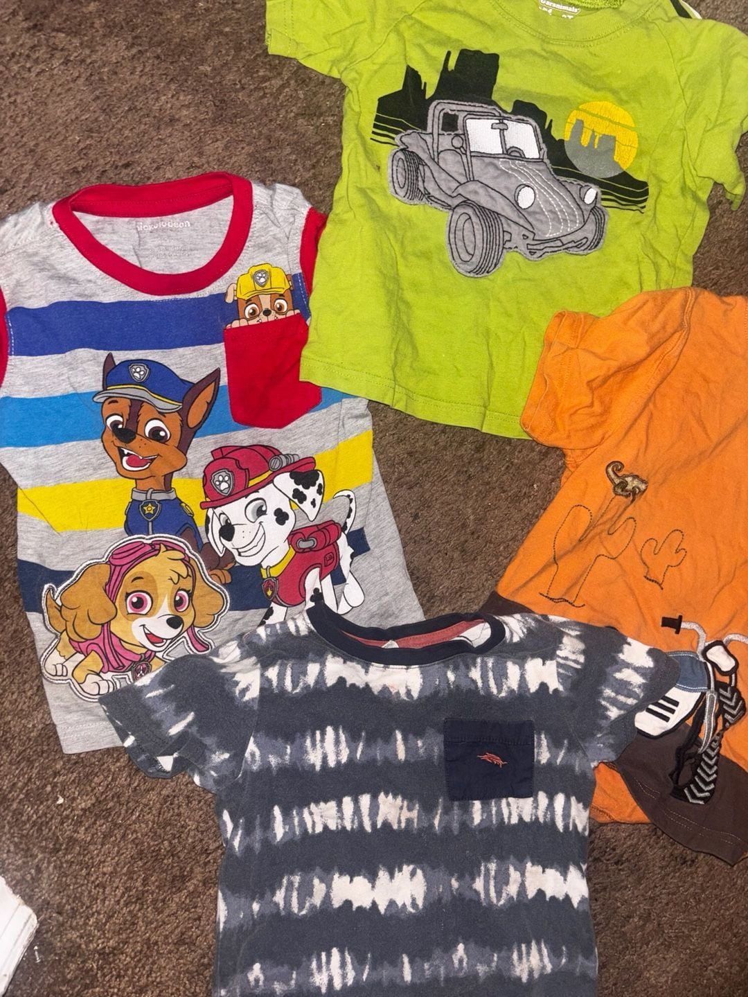 Boys Assorted Short Sleeve T-Shirt Lot 2T 1