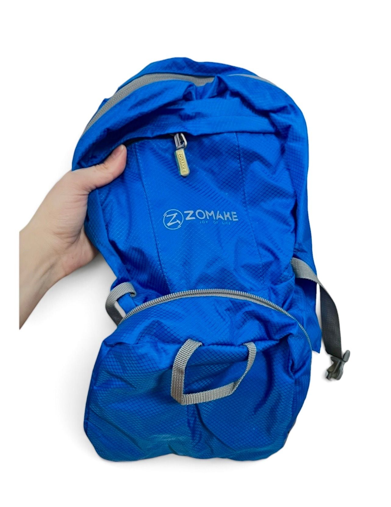 Zomake Lightweight Foldable Travel Hiking Backpack Blue. NEW!  10