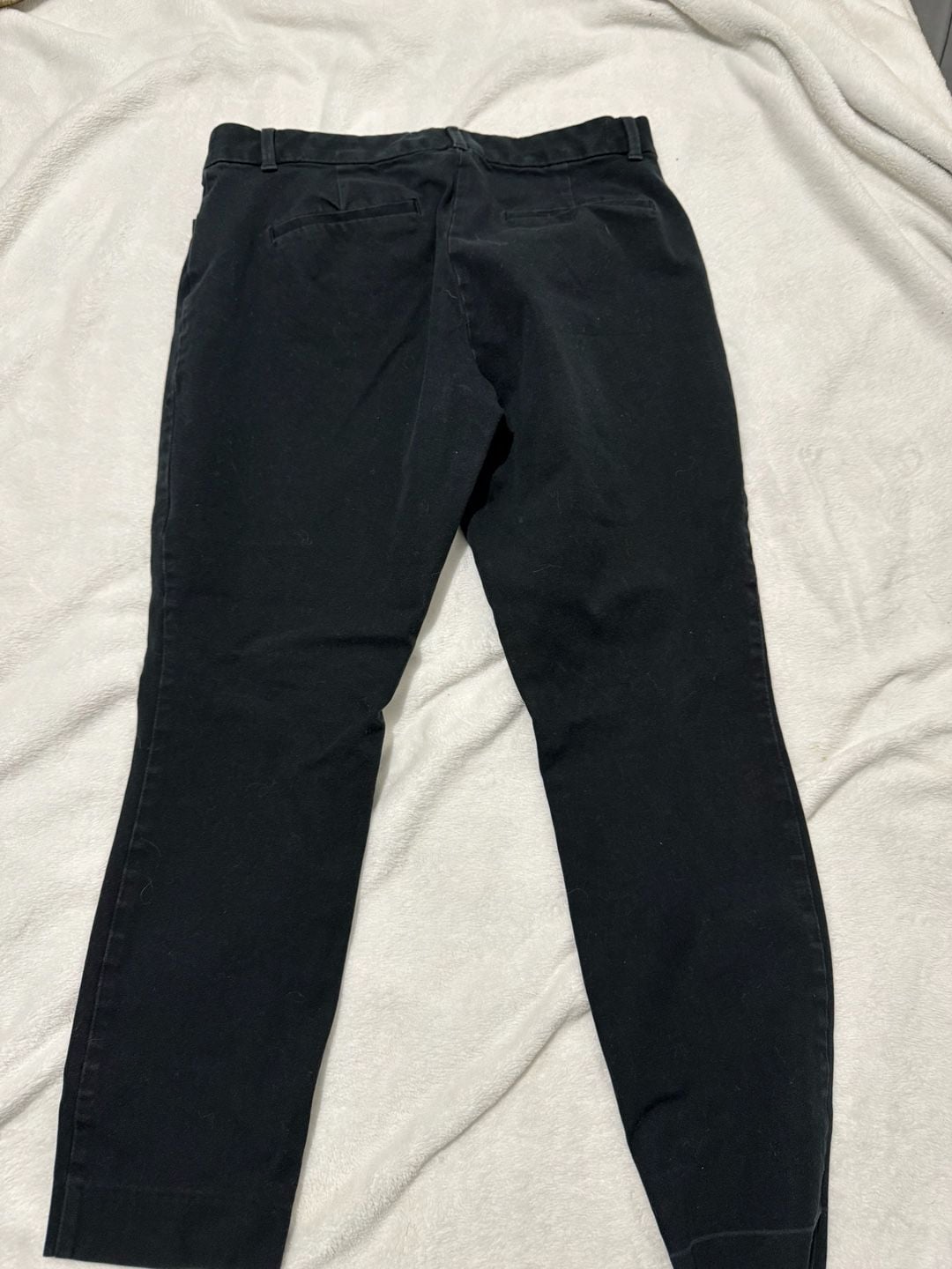 Gap Signature Skinny Ankle Pants Size 6 Petite Black Cotton 5