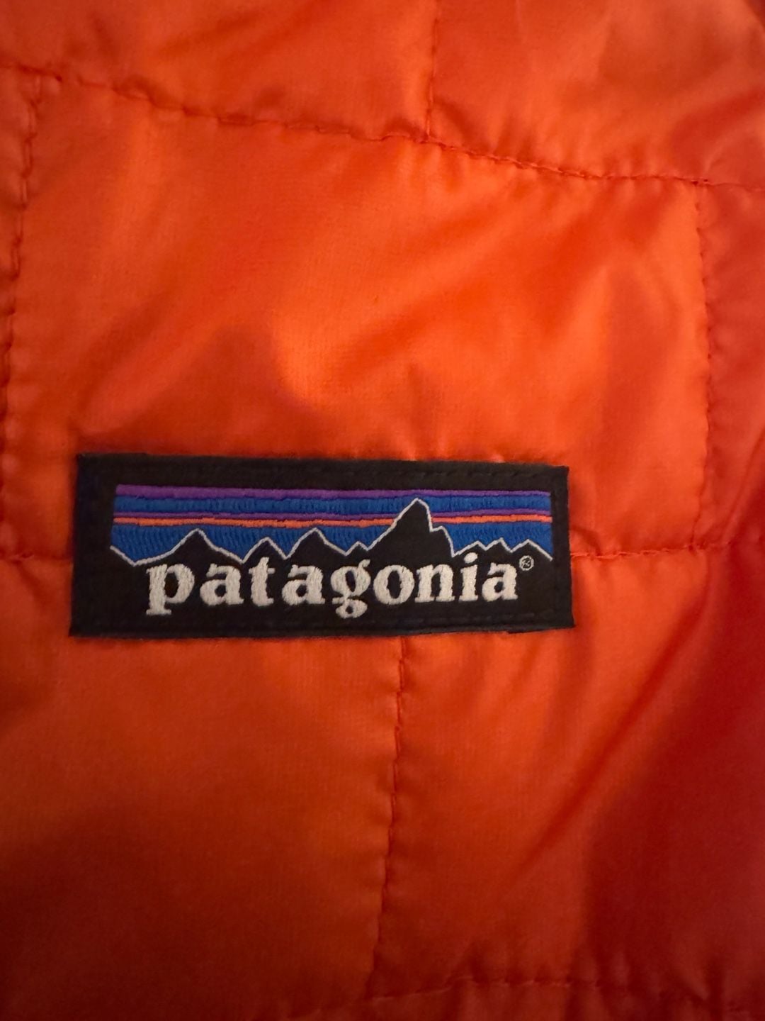 Patagonia Nano Puff Vest Women’s Size S Mango Red Quilted New With Tags 3